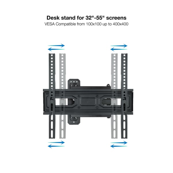 TooQ LP7843TN-B tv-fäste 139,7 cm (55") Svart