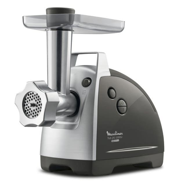 Moulinex HV8 Pro ME6868 köttkvarn 2200 W Grå, Rostfritt stål