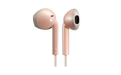 JVC HA-F19M-PT Headset Ledningsført I ørerne Opkald/musik Grå, Lyserød