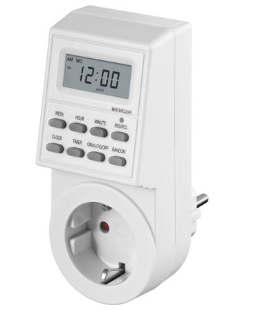 Microconnect GRUTIMER1 elektriska tidtagarur Vit Daglig timer/veckotimer Microconnect GRUTIMER1 elektriska tidtagarur Vit Daglig timer/veckotimer