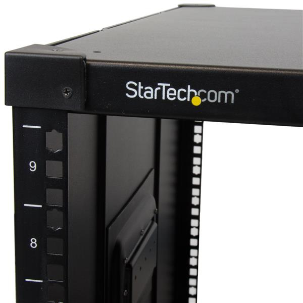 StarTech.com RK960CP stativ 9U Fritstående reol Sort