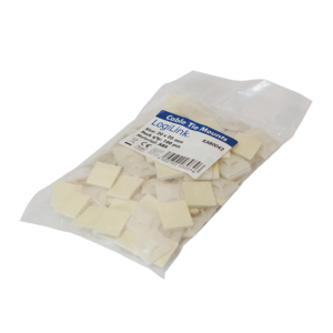 LogiLink KAB0042 kabelbinderbeslag Beige Syntetisk ABS 100 stk