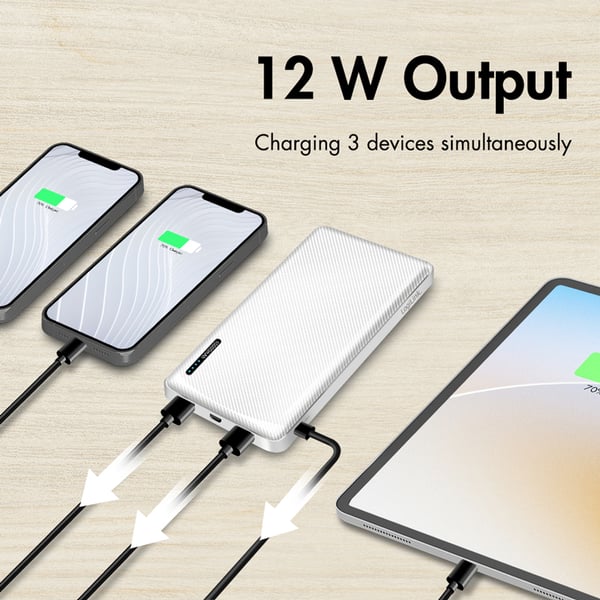 LogiLink PA0328WRF powerbank 10000 mAh Hvid