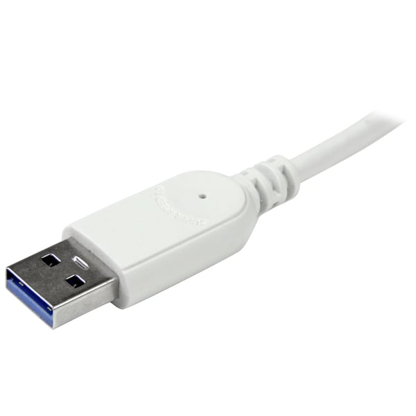 StarTech.com Kompakt USB 3.0-hubb med 7 portar och inbyggd kabel - 5Gbps