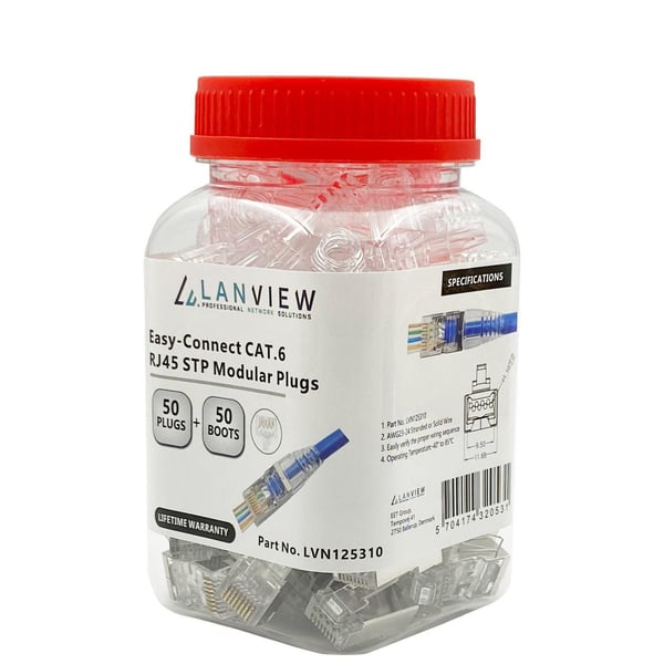 Lanview LVN125310 kabelsamler RJ45 Transparent