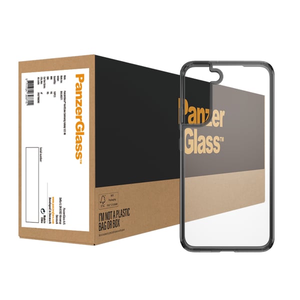 PanzerGlass ® HardCase Transparent Samsung Galaxy S22 mobiltelefonfodral Mobilskal