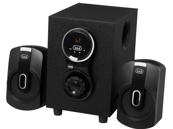 Trevi AVX 615 BT kaiutinsetti 30 W Universaali Musta 2.1 kanavaa 1-suuntainen 5 W