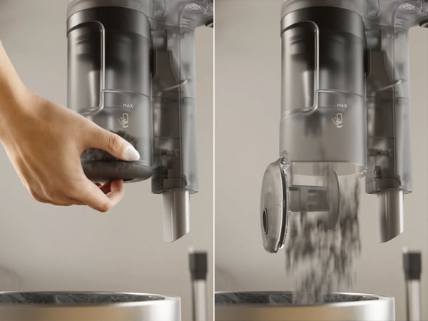 Electrolux EP61CB21WG 2-in-1-varsi-imuri Akku Kuiva Sykloninen Pussiton 0,6 L 85 W Hasselpähkinä 2,5 ah