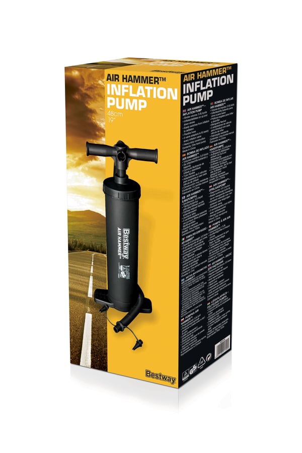 Bestway 62030 håndholdt luftpumpe Sort Gulv luftpumpe