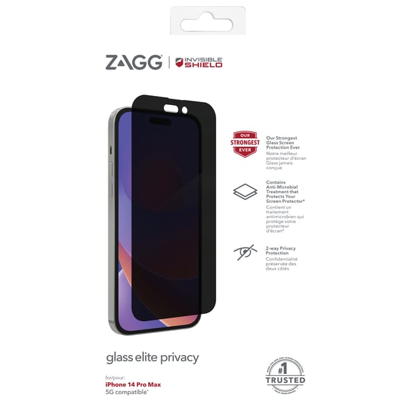 InvisibleShield Glass Elite Privacy 17 cm (6.7") Älypuhelin Kehyksetön näytön yksityisyyssuodatin