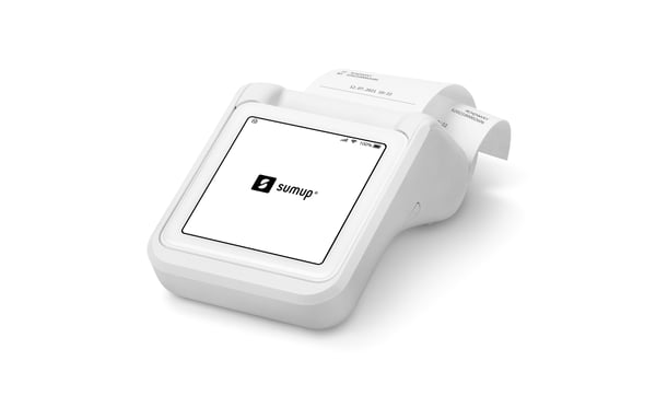 SumUp Solo älykortin lukijalaite Akku Wi-Fi + 4G Valkoinen