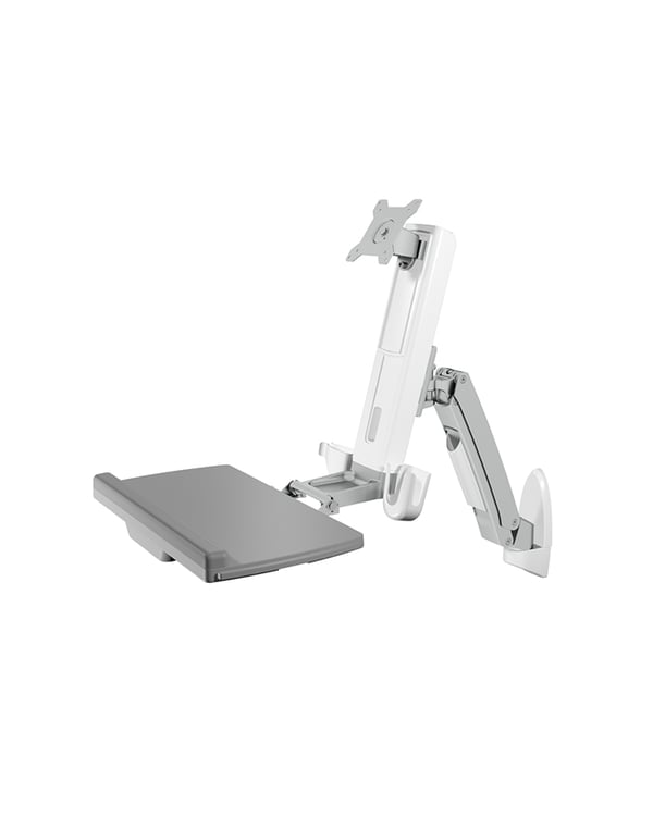 ICY BOX IB-MS600-W 61 cm (24") Vägg Grå, Silver, Vit