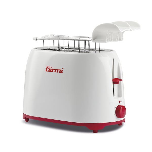 Girmi TP10 7 2 skive(r) 750 W Rød, Hvid