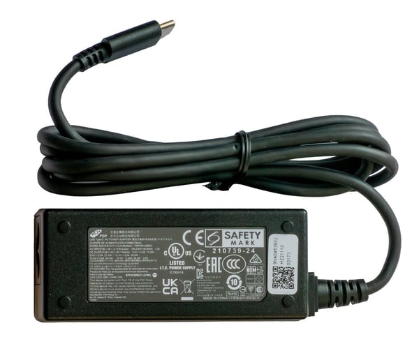 Zebra PWR-BGA15V45W-UC2-WW strømadapter og vekselret Indendørs 45 W Sort