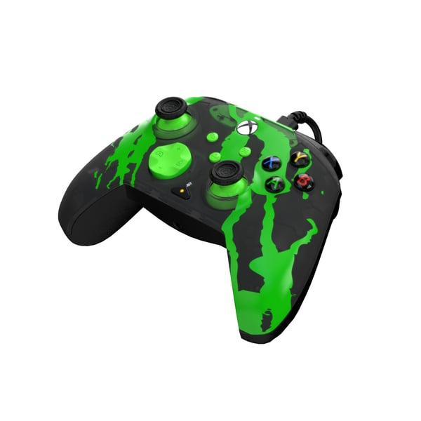 PDP REMATCH GLOW Advanced Svart, Grön USB Spelplatta Analog / Digital PC, Xbox One, Xbox Series S, Xbox Series X
