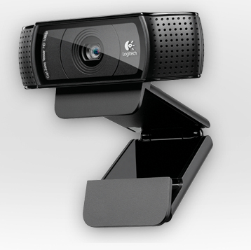Logitech HD Pro C920 webcam 1920 x 1080 pixel USB 2.0 Sort