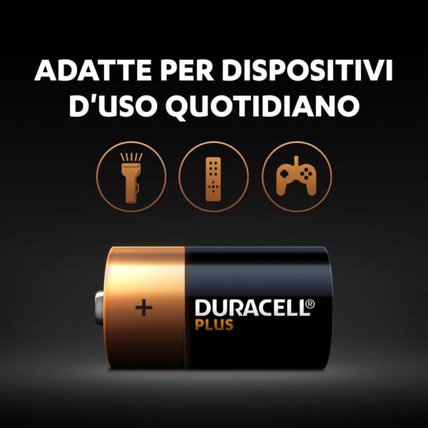 Duracell Plus Engangsbatteri C Alkaline