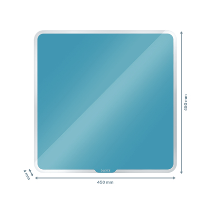 Leitz Cosy magnetisk glas whiteboardtavle 450x450mm