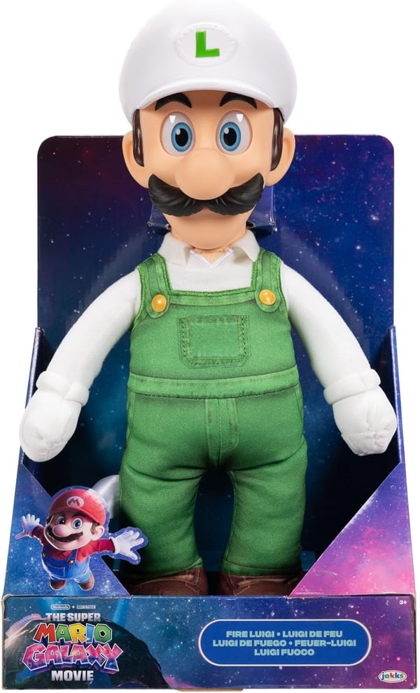 Super Mario The Galaxy Movie Fire Luigi