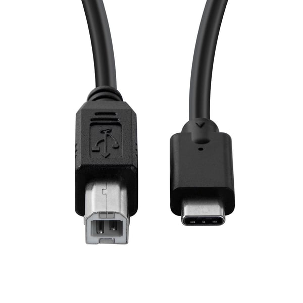 Microconnect USB3.1C2B1 USB-kabel USB 2.0 1 m USB C USB B Sort