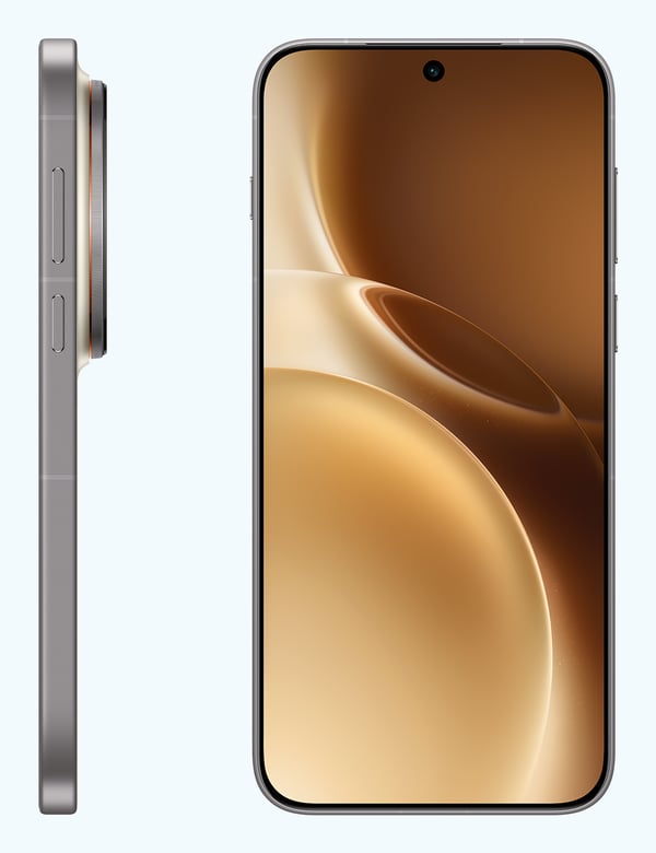 VIVO 5671344 smarttelefoner 17,2 cm (6.78") Dubbla SIM-kort Android 16.0 5G 16 GB 512 GB Brun