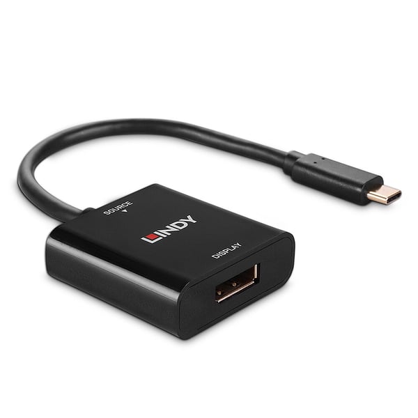 Lindy 43269 USB-grafikadapter 3840 x 2160 pixlar Svart