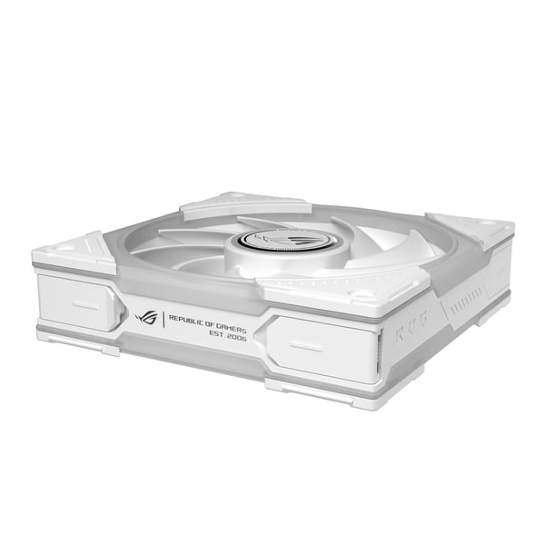 ASUS ROG Eurux GR120 ARGB Reverse Fan White Edition - Single Pack Computerkabinet Ventilator 12 cm Hvid 1 stk
