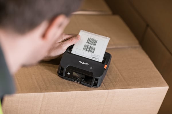 Brother RJ-4230B POS-skrivare 203 x 203 DPI Kabel & Trådlös direkt termal Bärbar skrivare