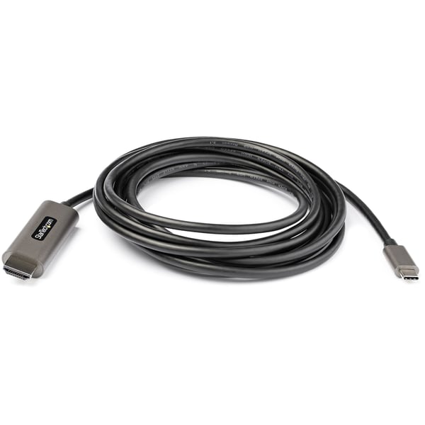 StarTech.com USB C till HDMI-kabel 4K 60 Hz på 3 m med HDR10 - Ultra HD USB Type-C till 4K HDMI 2.0b-videokabeladapter - USB-C till HDMI HDR-skärm/skärmsadapter - DP 1.4 Alt Mode HBR3