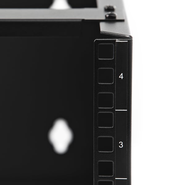 StarTech.com WALLMOUNT4 stativ 4U Vægmonteret stativ Sort
