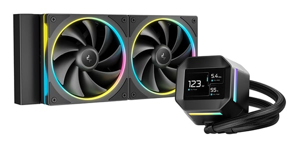 DeepCool LM240 Processor Væskekølingssæt 12 cm Sort 1 stk