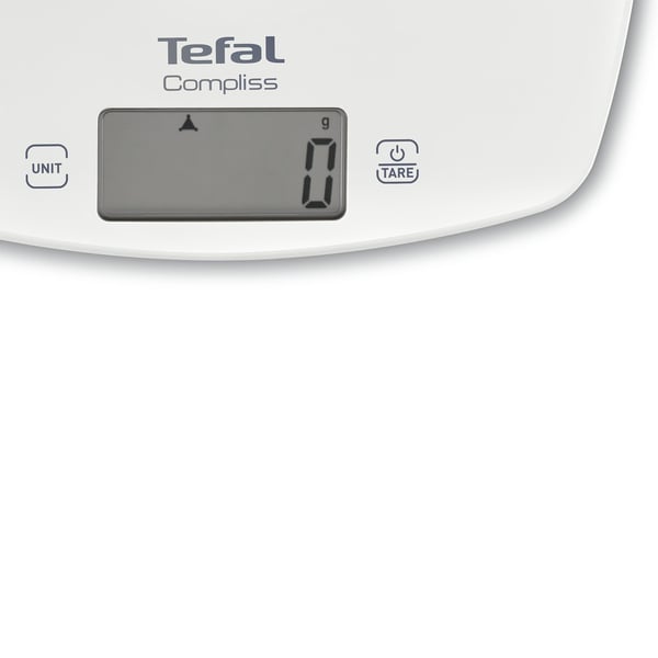 Tefal Compliss Hvid Bordplade Firkant Elektronisk køkkenvægt