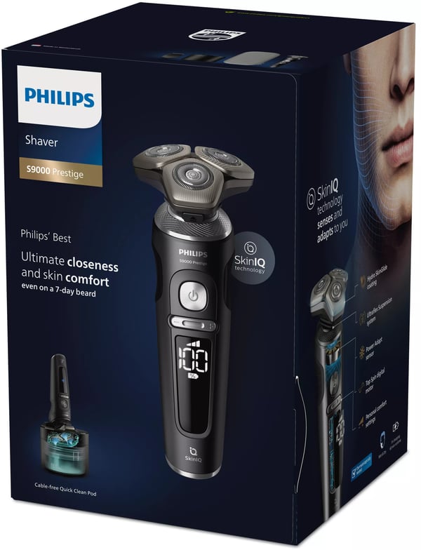 Philips Shaver S9000 Prestige SP9840/32 Rakapparat för våt- och torrakning, 9000-serien