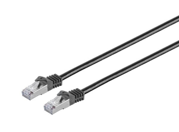 Microconnect SFTP710S verkkokaapeli Musta 10 m Cat7 S/FTP (S-STP) Pyöreä