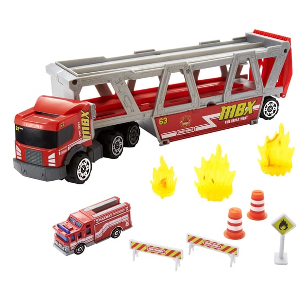 Matchbox FIRE RESCUE HAULER-legesæt