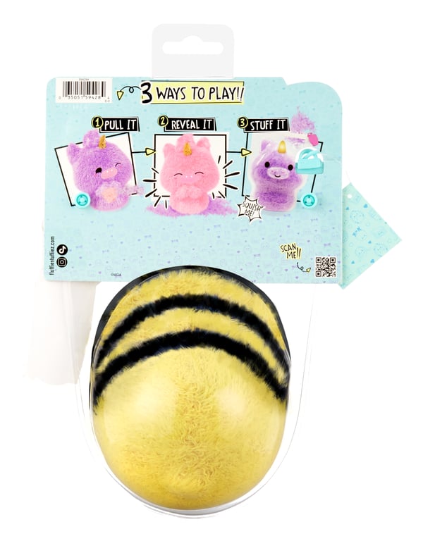 MGA Entertainment Fluffie Stuffiez Small Plush- Bee/ Lady Bug