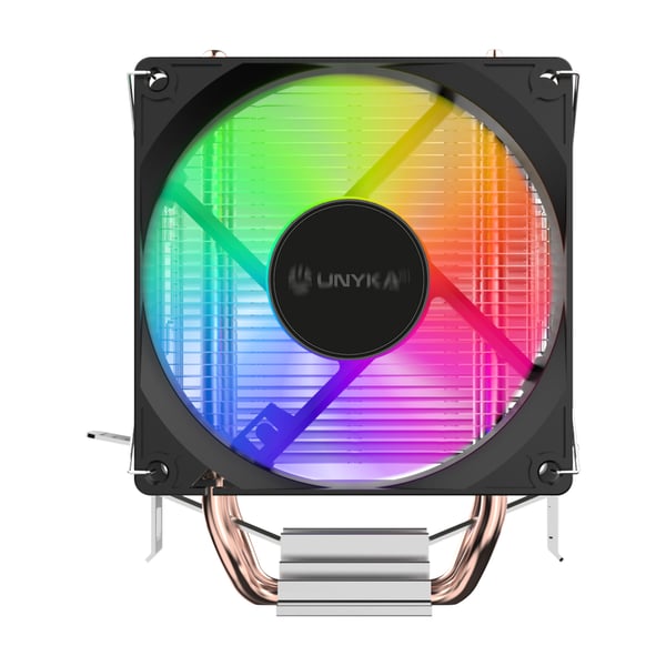 UNYKAch UNYCOOL H21 ARGB Processor Luftkylare 9 cm Svart, Grå