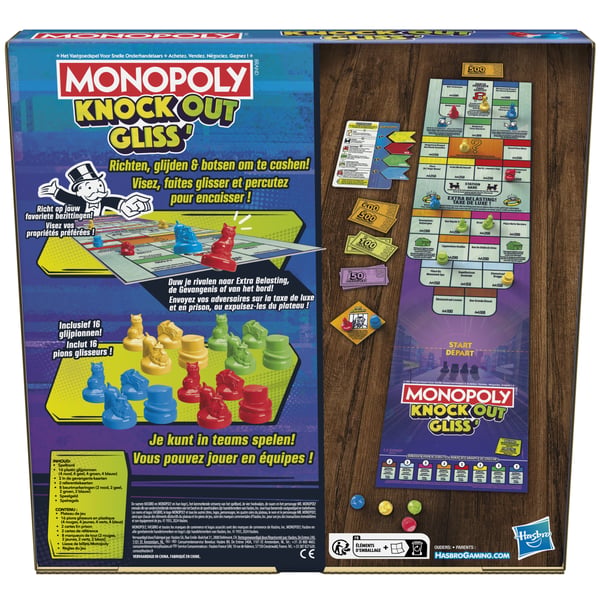 Monopoly Knockout 20 min Lautapeli Liiketaloussimulaatio