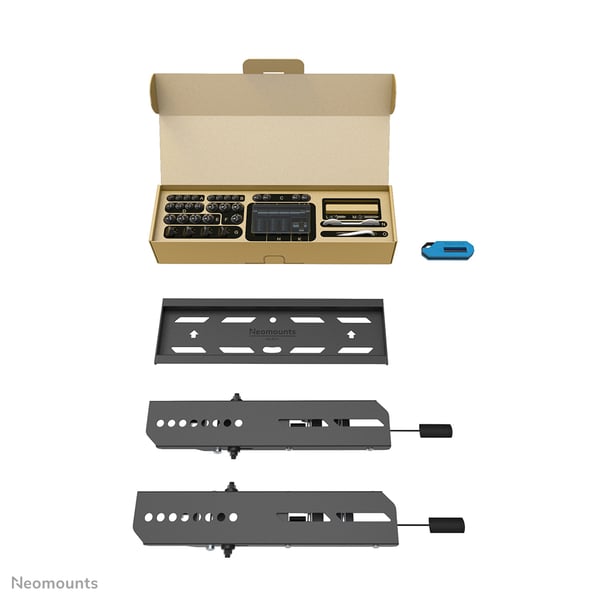Neomounts WL35S-850BL12 TV-kiinnike 165,1 cm (65") Musta