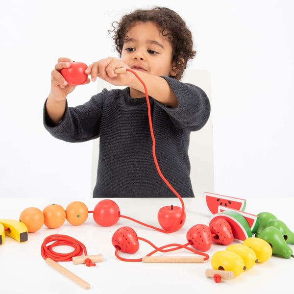 Tickit Wooden Lacing Fruits