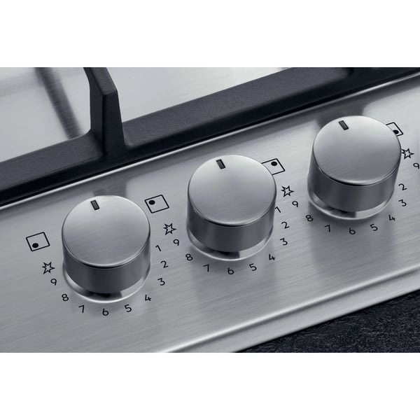 AEG HGB75520SM Rustfrit stål Indbygget 75 cm Gaskomfur 5 zone(s)
