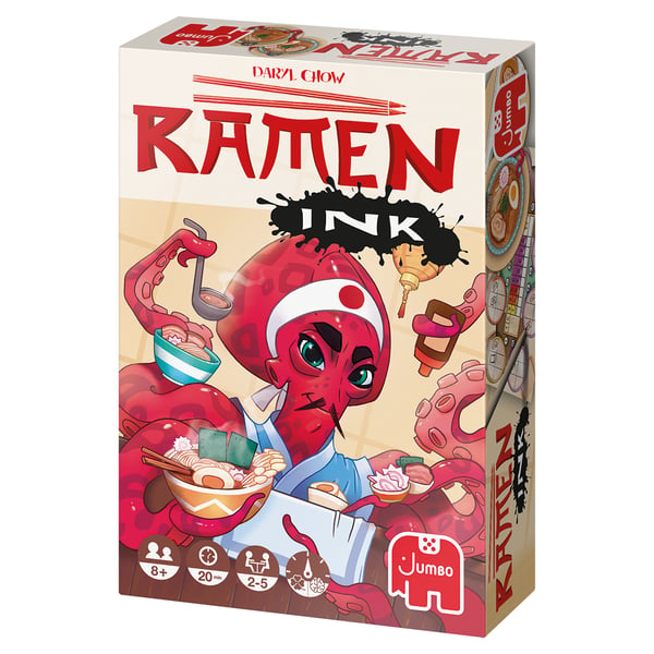 Jumbo Ramen Ink Ramen Ink Dice Game Korttipeli Tuuripeli