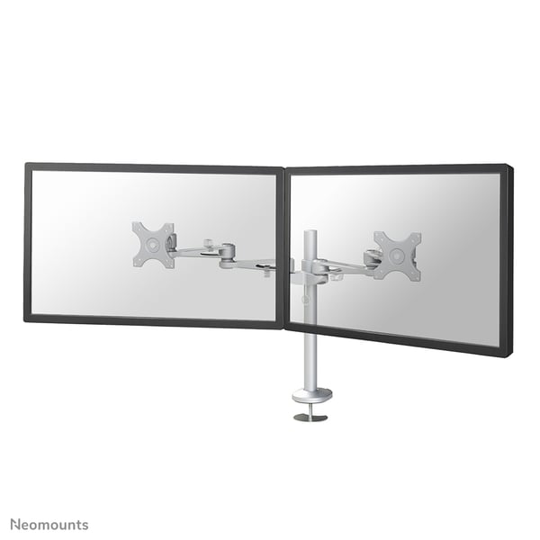 Neomounts FPMA-D935DG monitorin kiinnike ja jalusta 68,6 cm (27") Vastaanotto Hopea