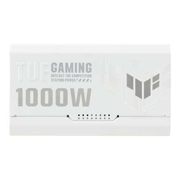 ASUS TUF Gaming 1000W Gold White Edition strömförsörjningsenheter 20+4 pin ATX ATX Vit