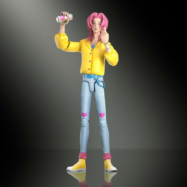 Mattel KPop Demon Hunters Saja Boys Romance “Soda Pop" Action Figure