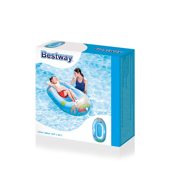 Bestway 34009 Uppblåsbar båt Simbassäng Gummibåt