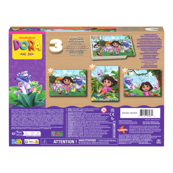 Games KPZ KWL Dora 3WdPzlBx FSC GML Puslespil 24 stk Tegnefilm
