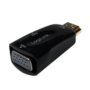LogiLink CV0107 kabel kønsskifter HDMI VGA Sort