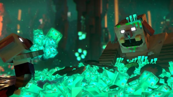 Nintendo Minecraft Legends - Deluxe Edition Förenklad kinesiska, Tyska, Nederländska, Engelska, Spanska, Franska, Italienska, Japanska, Koreanska, Portugisiska, Ryska Nintendo Switch