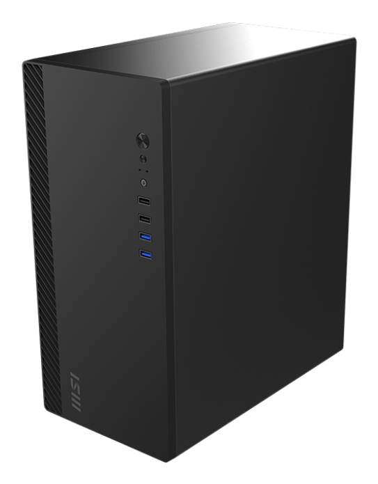 MSI PRO SHIELD M100P tietokonekotelo Midi Tower Musta